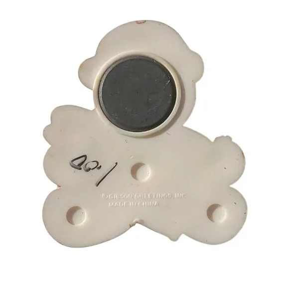 🎯 10 for $10 / Vintage Bear with Bunny Magnet - Picture 2 of 6